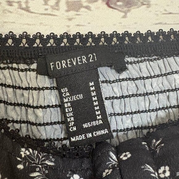 🦃‎ Forever 21 Front Closure Corset Floral Print Medium - Picture 6 of 6